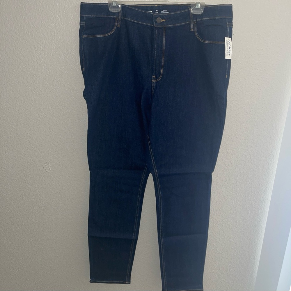 Old Navy Blue Skinny Jeans Smooth Texture
